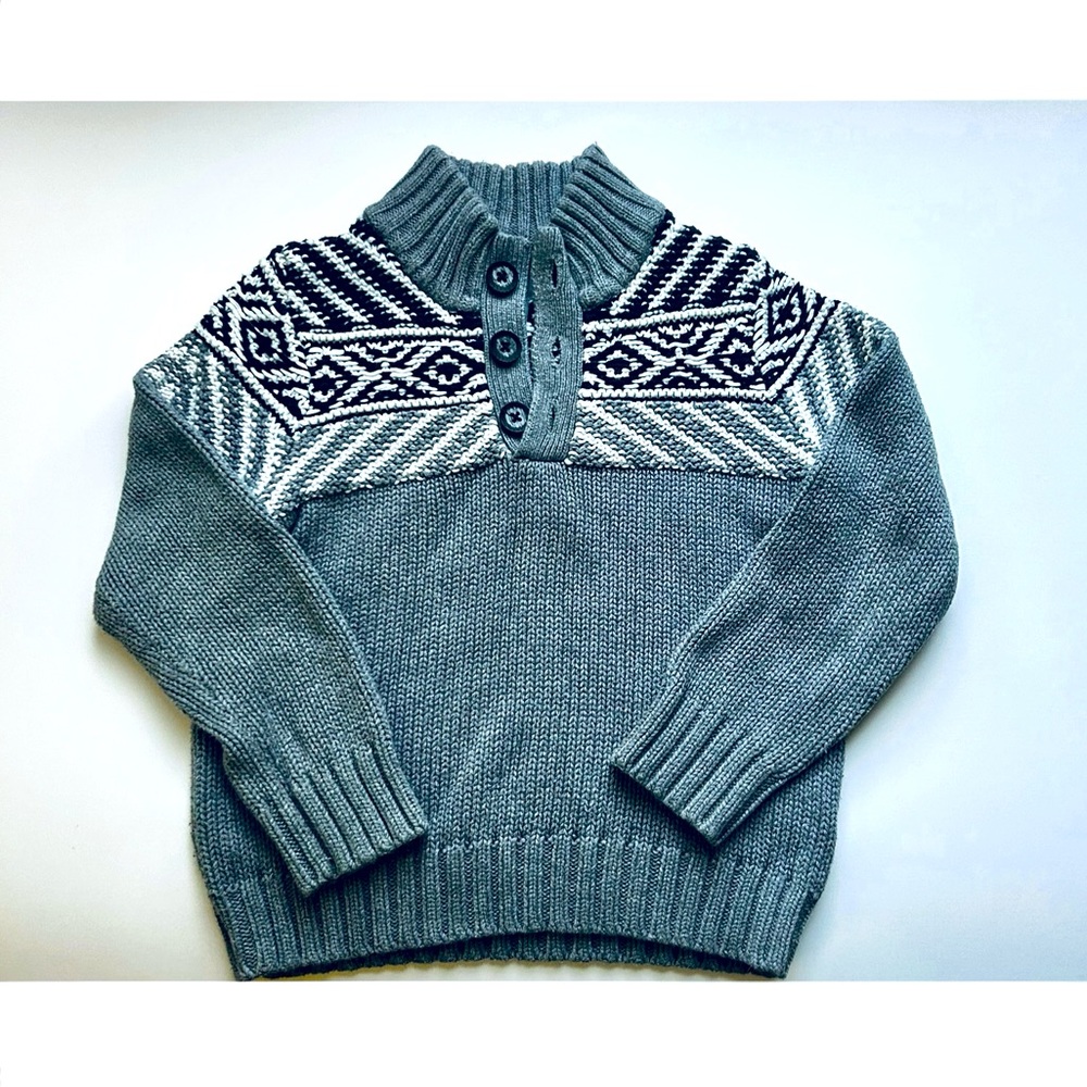 BABY GAP FAIR ISLE SWEATER LITTLE BOYS SIZE 5